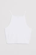 NA-KD Singlet med spaghettistropper - White