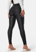 Happy Holly Freja push-up coated treggings Black 34R