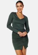 BUBBLEROOM Valentina mini skirt set Dark green S