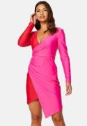 BUBBLEROOM Two Sides Dress Pink / Red M