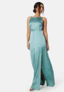 Bubbleroom Occasion Laylani Satin Gown Dark dusty green 40