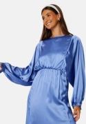 Bubbleroom Occasion Khrista Satin Dress Blue M