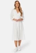 BUBBLEROOM Broderi Anglaise Midi Dress White 42