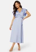 VILA Carolina S/S V-Neck Midi Dress Sweet Lavender 34