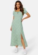 BUBBLEROOM Allison long dress Green/Patterned XS