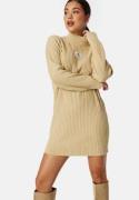 Calvin Klein Jeans Washed Monologo Sweater Dress AAT Warm Sand XS