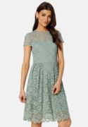 VILA Kalila Capsleeve Lace Dress Green Milieu S