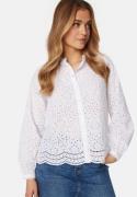 SELECTED FEMME Slftatiana L/S Embr Shirt Bright White 36