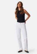 BUBBLEROOM Low Waist Straight Jeans Offwhite 36