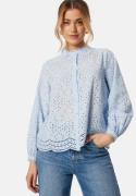 SELECTED FEMME Slftatiana L/S Embr Shirt Cashmere Blue 44