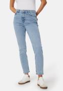 Pieces Pcbella High Waist tap ank jeans Light Blue Denim 26/32