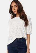Happy Holly Broderie Anglaise Top Offwhite 44/46
