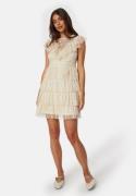 Bubbleroom Occasion Lace Frill Dress Gul S