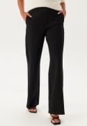 BUBBLEROOM Soft Suit Wide Trousers Black/Striped XS