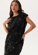 BUBBLEROOM Sequin Mesh Top Black XS