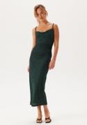 BUBBLEROOM Sparkling Strap Dress Green/Black M