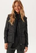 VILA Vibumble S/L PADDED VEST PADDE Black Beauty 38