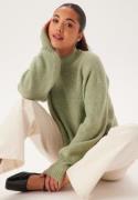 BUBBLEROOM Turtleneck Knitted Sweater Dusty green M