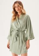 BUBBLEROOM Frill Robe  Dusty green 36/38