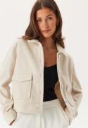 VILA Vijumpy L/S SHORT JACKET - NOO Super Light Natural Me 44