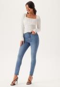 BUBBLEROOM  High Ankle Superstretch Jeans Light blue 44