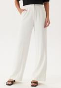 Happy Holly High Waist Wide Suit Pants Cream 48