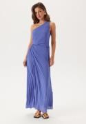 FOREVER NEW Mirabelle Pleated Asymm Maxi Dress Cornflower Blue 44(UK16...