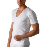 Mey Dry Cotton Functional V-Neck Shirt Hvit Medium Herre