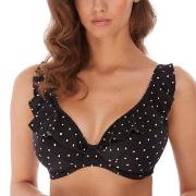 Freya Jewel Cove High Apex Bikini Top With J-Hook Svart F 70 Dame