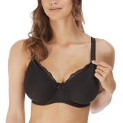 Freya BH Pure Underwire Moulded Nursing Bra Svart nylon D 90 Dame