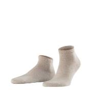 Falke Strømper 2P Happy Sneaker Socks Sand bomull Str 43/46 Herre