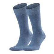 Falke Strømper 2P Happy Socks Denim Str 39/42 Herre