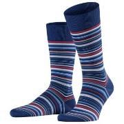 Falke Strømper Microblock Socks Mørkblå bomull Str 43/44 Herre