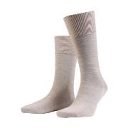 Amanda Christensen Strømper Icon Merino Wool Sock Sand Str 45/46