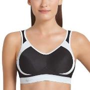 Anita BH Active Extreme Control Sports Bra Svart/Hvit C 90 Dame