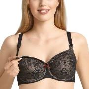 Anita BH Fleur Underwire Nursing Bra Svart polyamid C 80 Dame