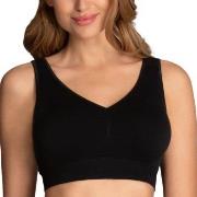 Anita BH Lotta Bralette Svart nylon X-Large Dame