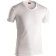 JBS Basic 13720 T-shirt V-neck Hvit bomull X-Large Herre