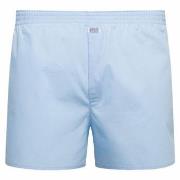 Jockey Woven Poplin Boxer Shorts Blå bomull Small Herre