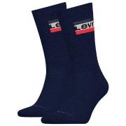 Levis Strømper 2P Sport Regular Cut Sock Mørkblå Str 35/38