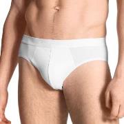 Calida 3P Natural Benefit Brief Hvit bomull Small Herre