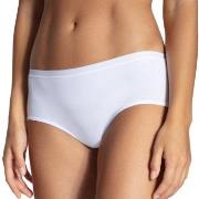 Calida Truser Natural Comfort Hipster Hvit bomull Medium Dame