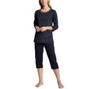 Calida Night Lovers Threequarter Pyjama Mørkblå bomull X-Small Dame