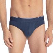 Calida Pure and Style Mini Brief Indigoblå bomull Medium Herre