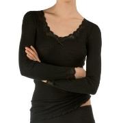 Calida Richesse Lace Long-sleeve Top Svart 36-38 Dame