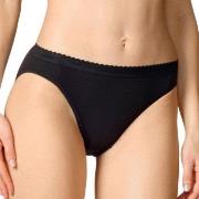 Calida Truser Slip/Hosen Minislip Black Svart bomull X-Small Dame