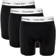 Calvin Klein 3P Cotton Stretch Boxer Brief Svart bomull Medium Herre