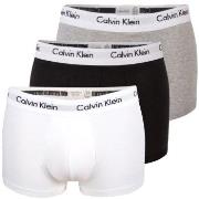 Calvin Klein 3P Cotton Stretch Low Rise Trunks Hvit/Grå bomull Small H...