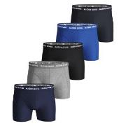 Björn Borg 5P Essential Shorts Solids Blå/Grå bomull X-Large Herre