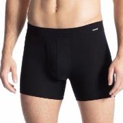 Calida Cotton Code Boxer Brief With Fly Svart bomull X-Large Herre
